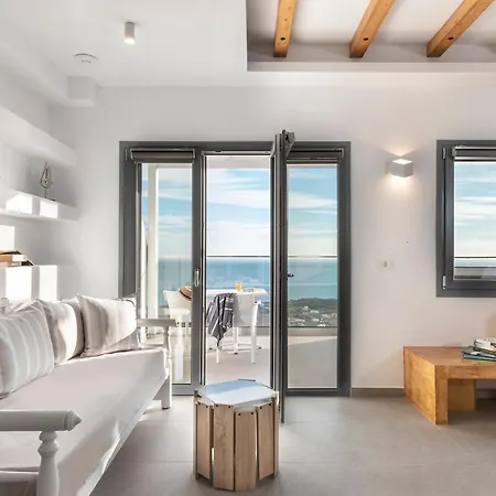 La Estrella 4 With Sea View & 4 Prive Hot Tub Vourvoulos
